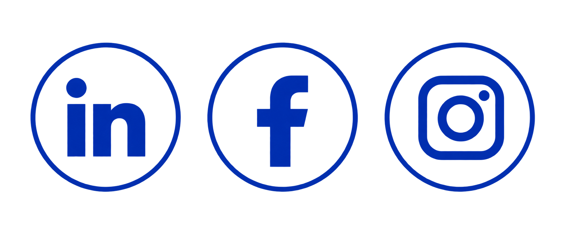 LinkedIn, Facebook et Instagram
